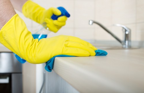 Cleaning team commitment to ethical labour practices in Cambridge Heath
