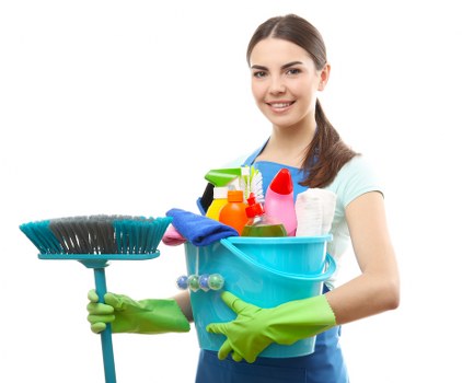Detailed sofa cleaning service for stained fabric furniture
